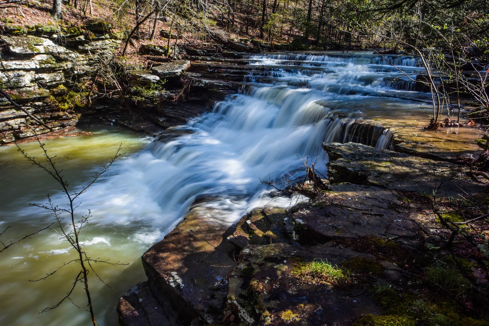 Rick's Hiking Blog Grapevine Shelter, Blue Hole, and Green Grotto