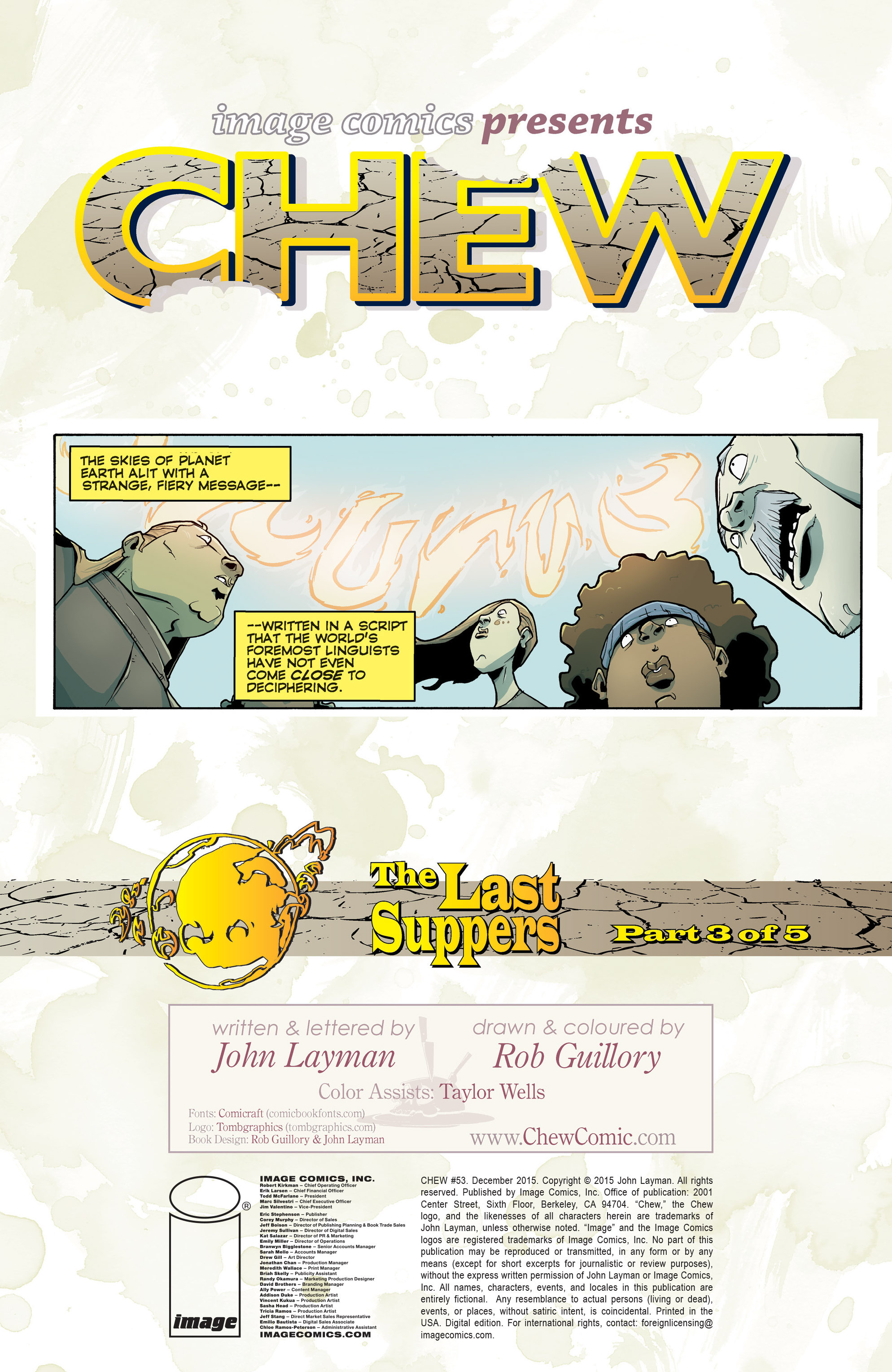 Read online Chew comic -  Issue #53 - 2