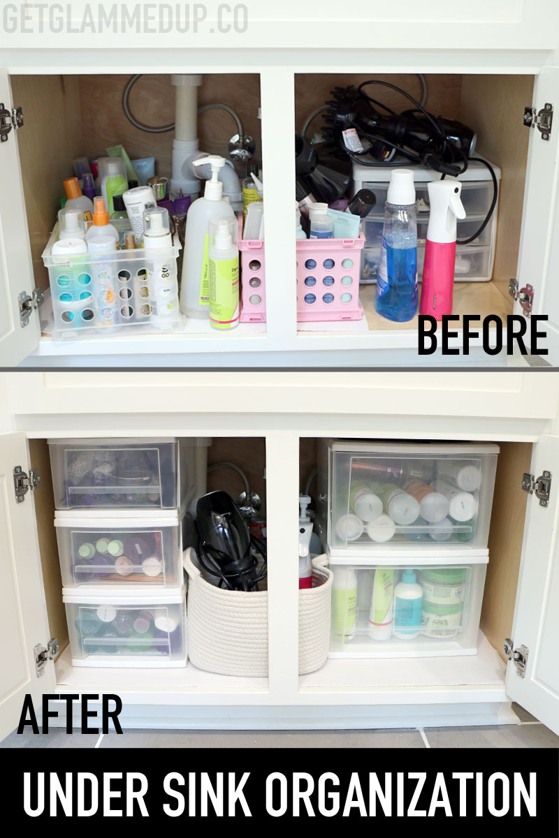 Video Under Bathroom Sink Organization Spring Declutter