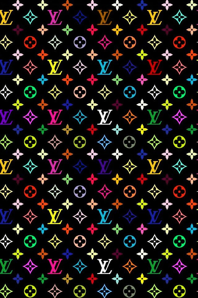   Louis Vuitton Patterns On Black Background   Android Best Wallpaper