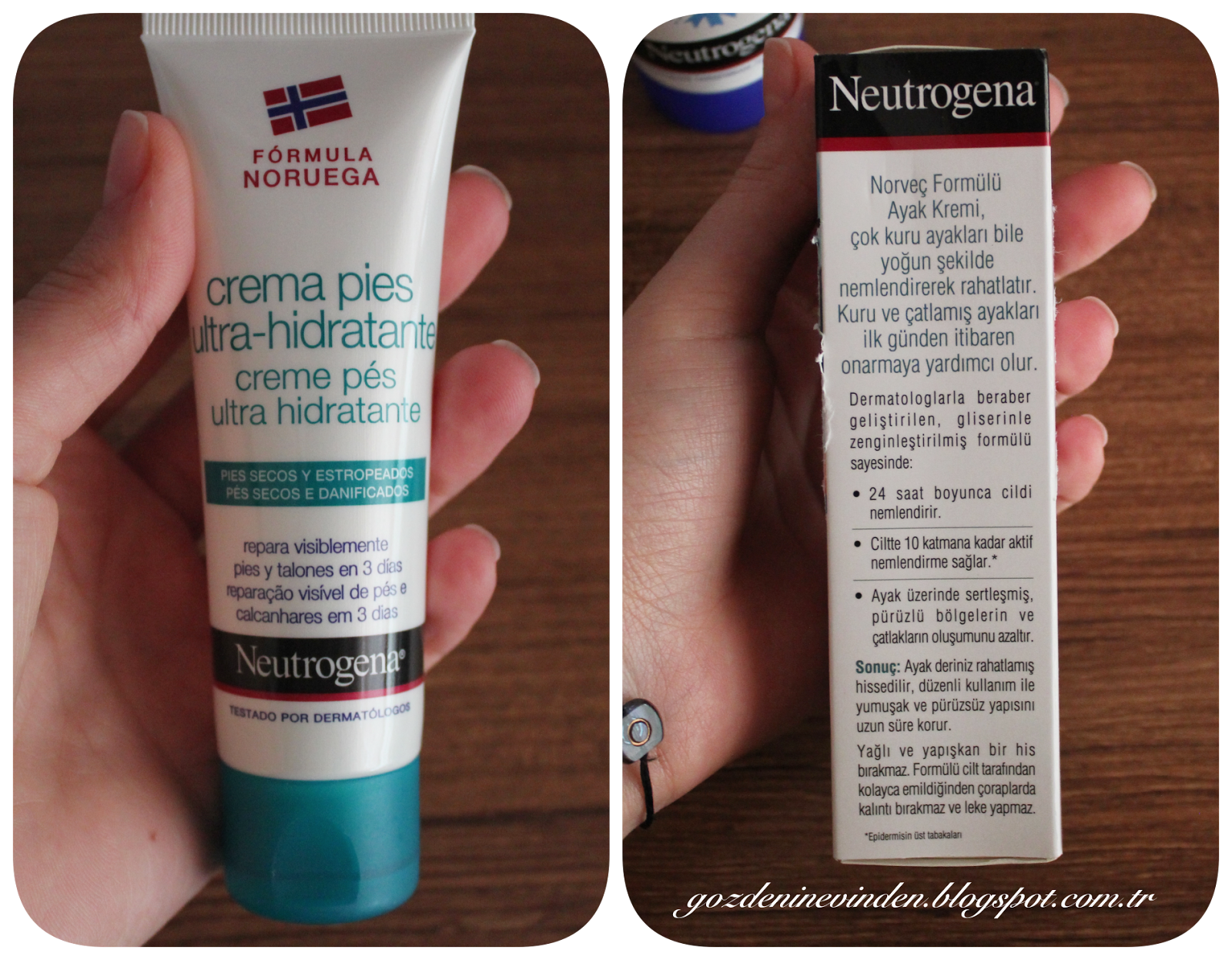 Gozde Nin Blog Gunlugu Neutrogena El Kremi Paketi
