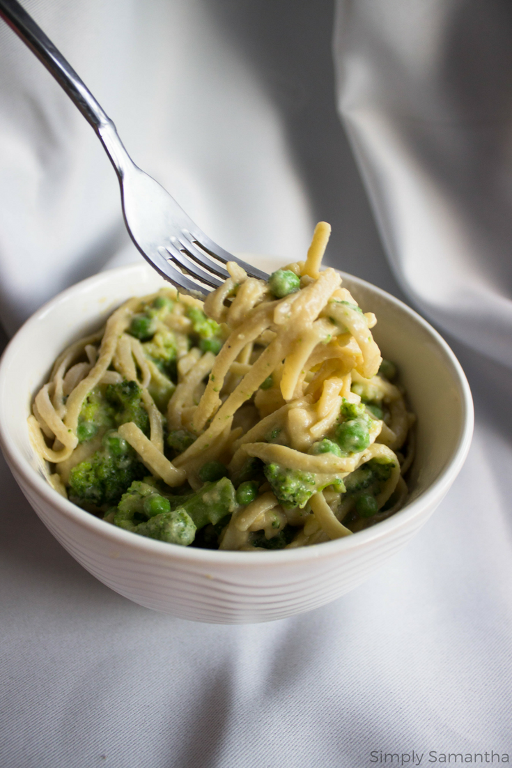 One Pot Fettuccine Alfredo Vegan & Gluten Free Simply Samantha