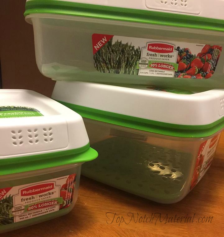 Top Notch Material: Rubbermaid FreshWorks Keeps Your Produce Fresher Longer