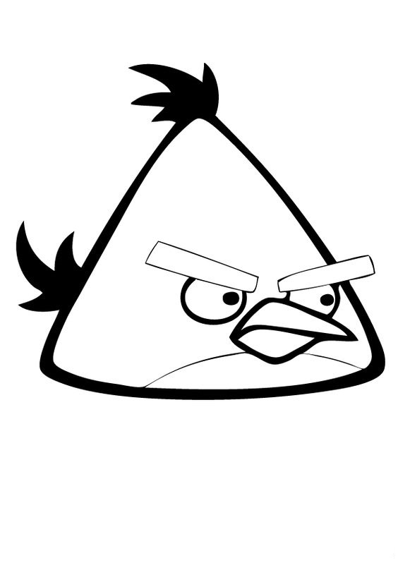 Tranh tô màu Angry Birds 0