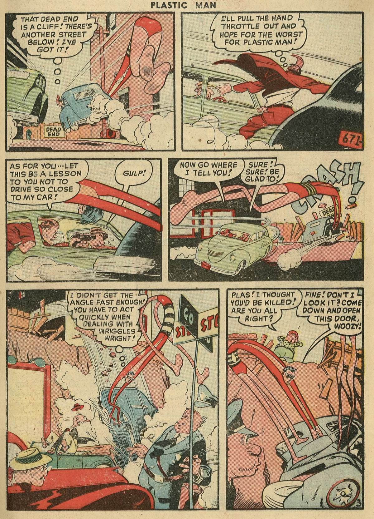 Read online Plastic Man (1943) comic -  Issue #16 - 18