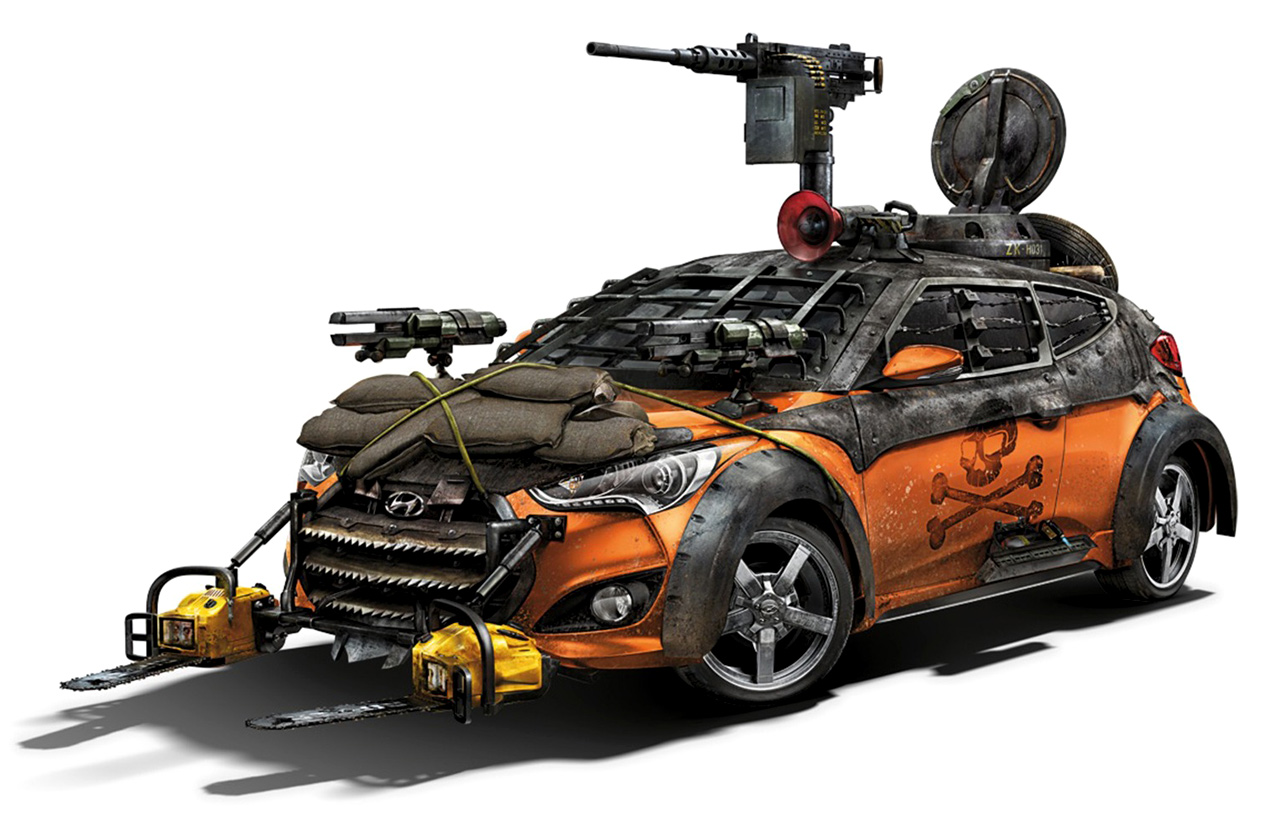 Hyundai Veloster Zombie Survival Machine