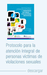 PROTOCOLO PARA LA ATENCIÓN INTEGRAL DE PERSONAS VÍCTIMAS DE VIOLACIONES SEXUALES