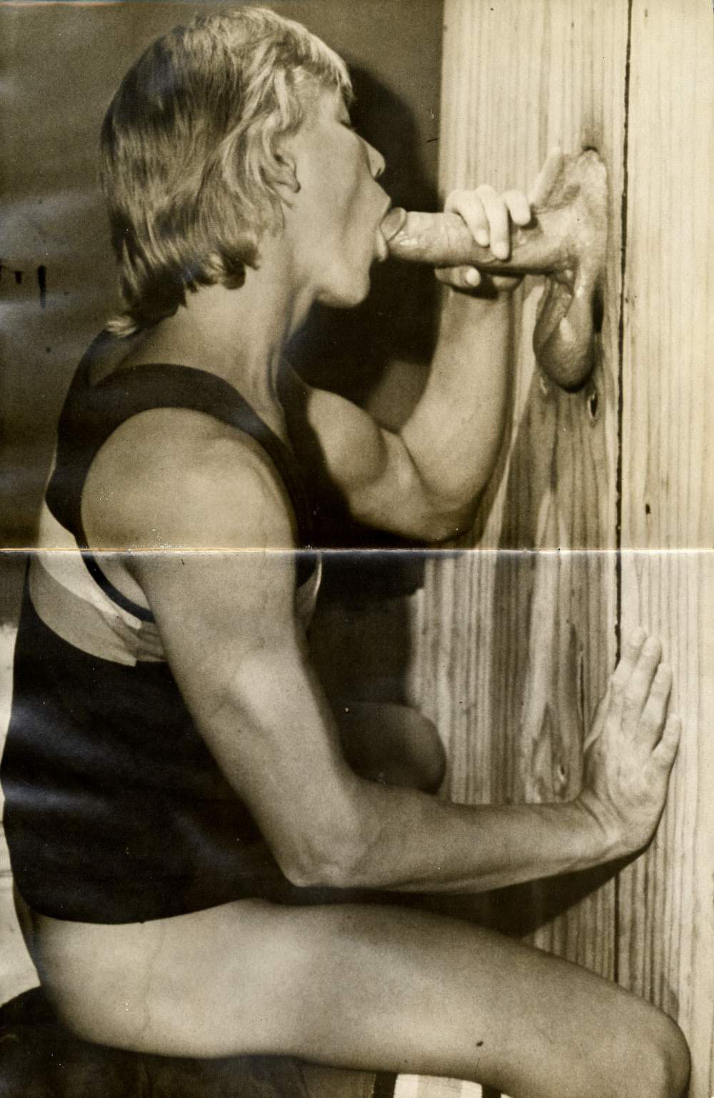 Retro studs: glory holes.