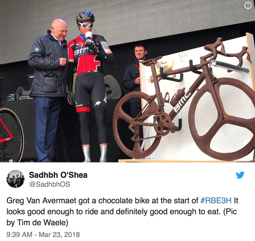 chocolate tour bike ride