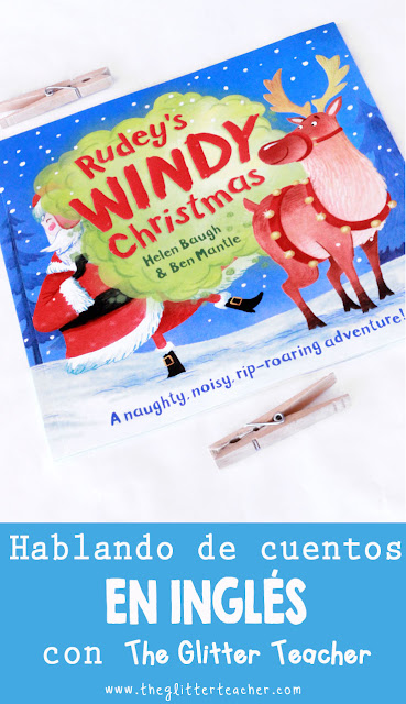 Descripción, review y recursos para trabajar el cuento navideño en inglés "Rudey's Windy Christmas"