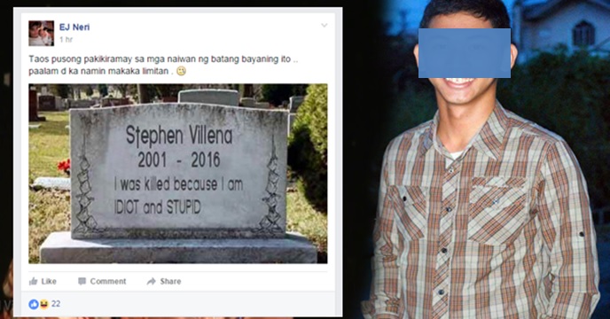 Duterte supporter allegedly issues death threat to UPLB student Stephen Villena