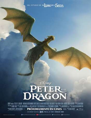 Poster Of Pete's Dragon 2016 English 450MB BRRip 720p ESubs HEVC Free Download Watch Online downloadhub.in