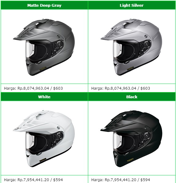 Harga Helm Shoei