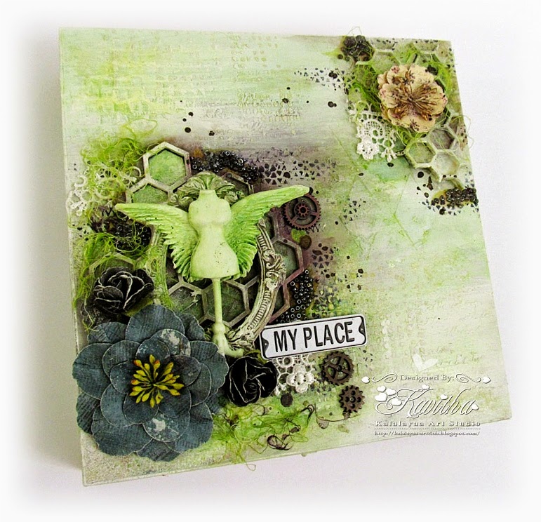 Kalalayaa's Art Stuido Mixed media box