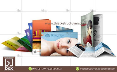 Brochure Spa | Thiết kế - In - Giao trọn gói.