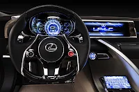 Lexus LF-LC Blue dash