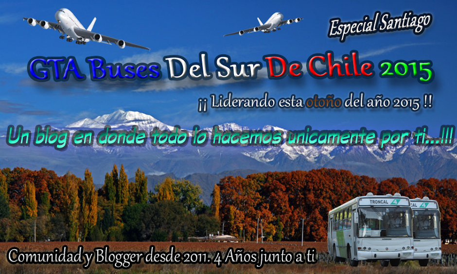 GTA Buses Del Sur De Chile - Especial Santiago
