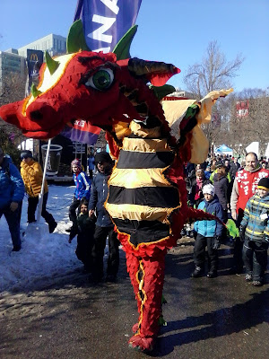 Ottawa Daily Photo: The Dragons, Ice Hogs, And Skaters Ottawa Daily Photo: The Dragons, Ice Hogs, And Skaters