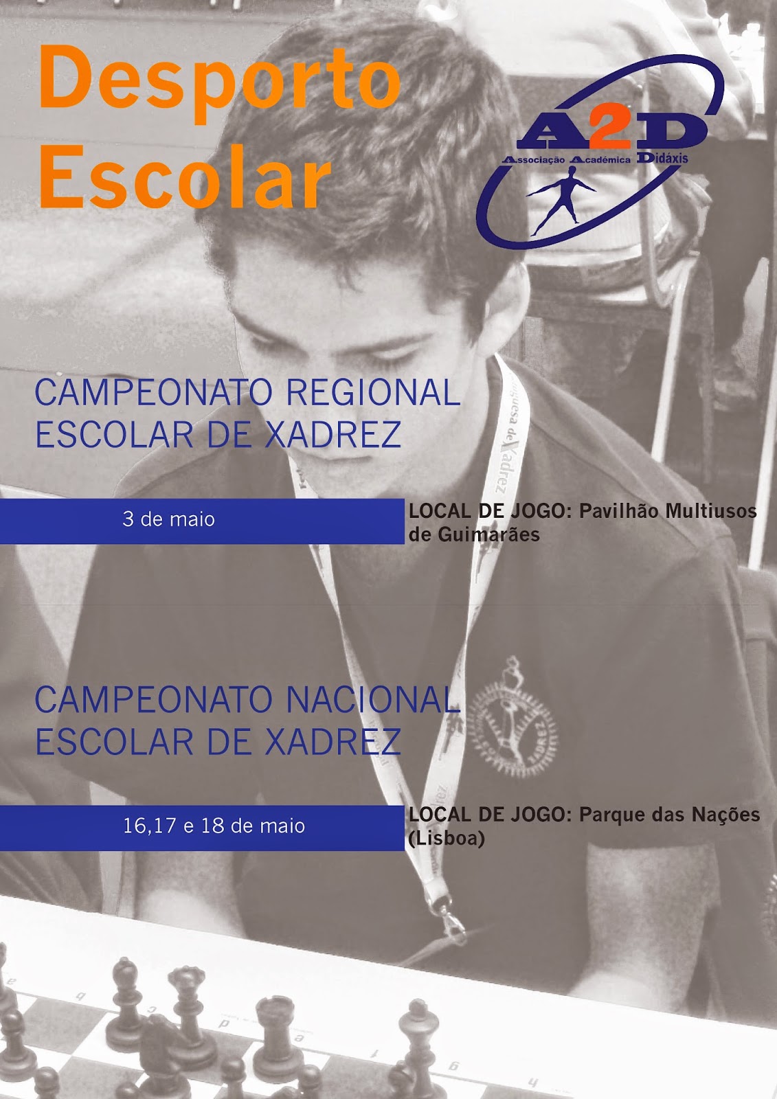 Clube Escolar de Xadrez da Associação Académica Didáxis: janeiro 2014