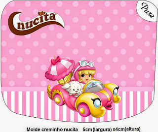 Penelope Glamour Bebé: Etiquetas para Candy Bar para Imprimir Gratis. Etiqueta Nucita para Imprimir Gratis de Penelope Glamour Bebé.