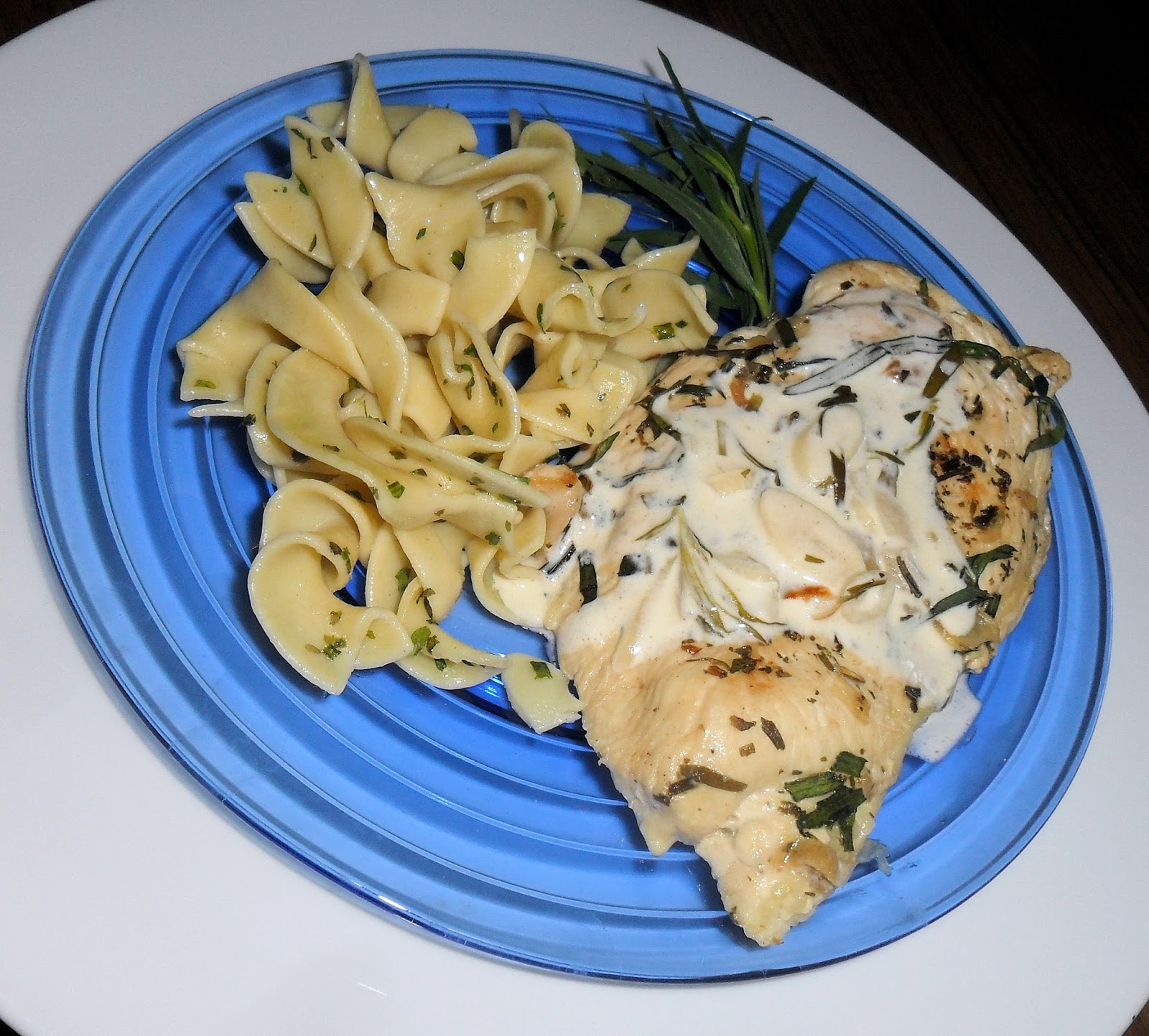 Backyard Patch Herbal Blog Tarragon making vinegar and chicken