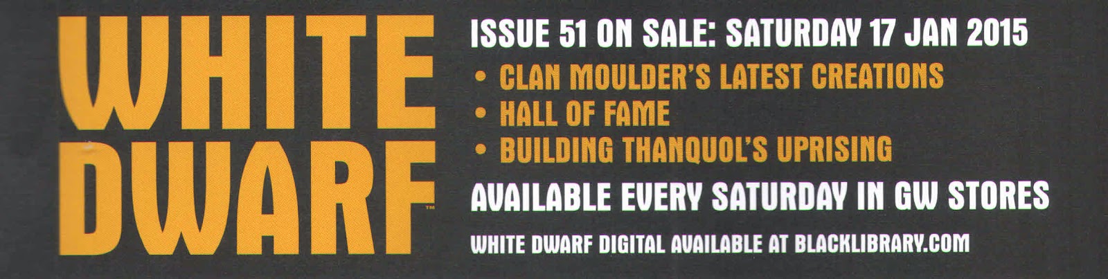 Adelanto de la White Dwarf Weekly número 51
