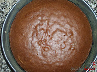 Tarta puro chocolate-bizcocho hecho