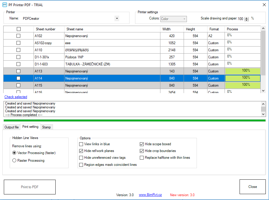 Revit AddOns PF Printer PDF Batch Print Directly to PDF
