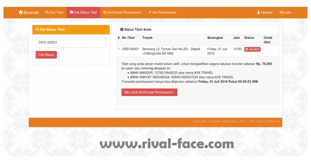Source Code Pemesanan Tiket Bus dengan Pemilihan Kursi Source Code Pemesanan Tiket Bus dengan Pemilihan Kursi