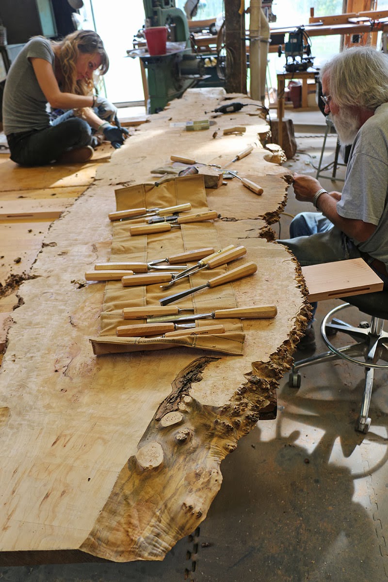 Chronicles of a Woodworking Apprentice Live Edge Maple Coffee Table in