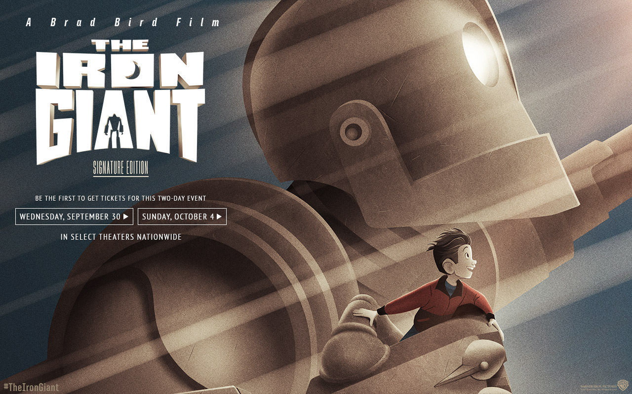 Directorial Debut Brad Bird's THE IRON GIANT Merc With A Movie Blog