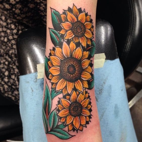 Gorgeous Sunflower Tattoos For Women - POP TATTOO