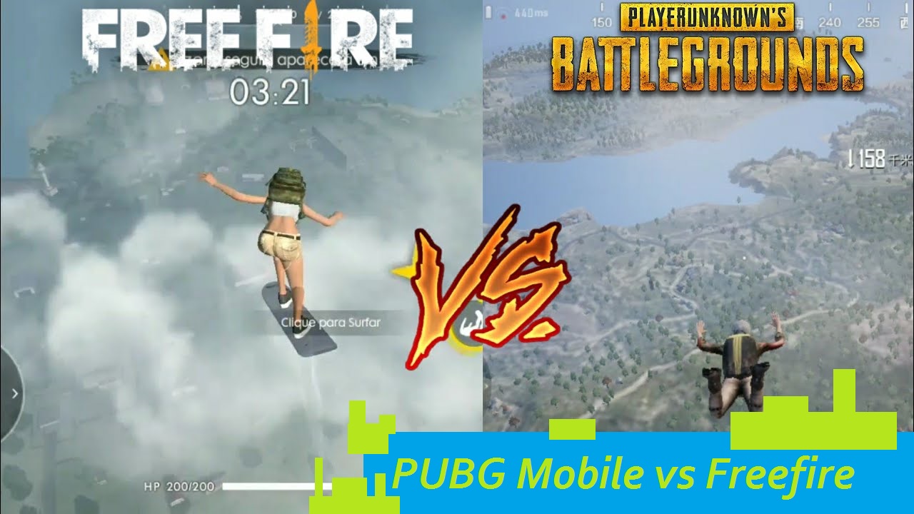 Pubg Mobile Vs Freefire Siddix