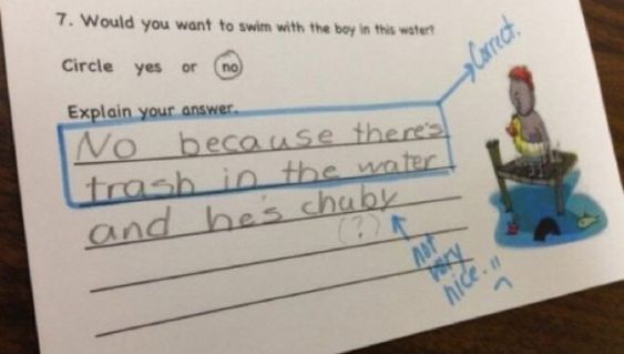 Funniest Kid Test Answers