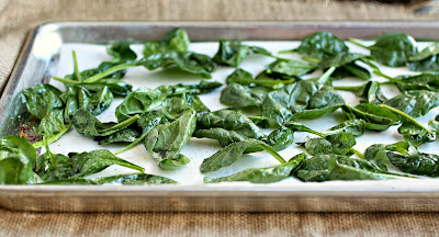 Baked Spinach Chips