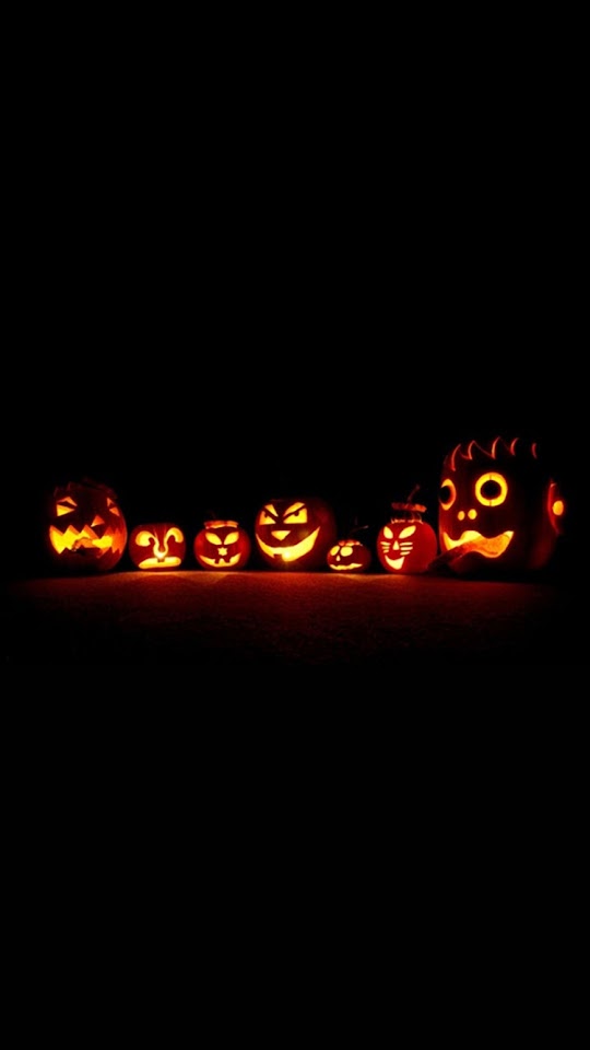 Halloween Pumpkins Glowings  Android Best Wallpaper
