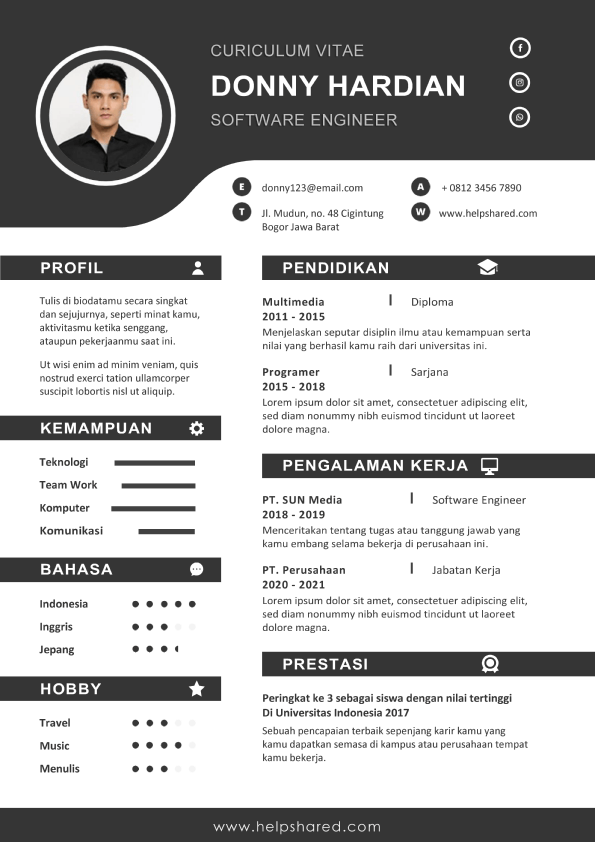 contoh-cv-lamaran-kerja-bagus-4-curriculum-vitae Contoh CV Lamaran Kerja Bagus 4 Curriculum Vitae