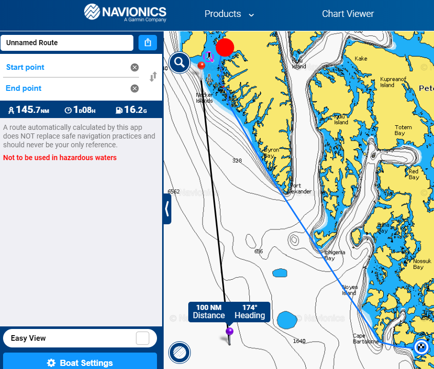Sailing De Novo Trip Statistics! Distances Traveled