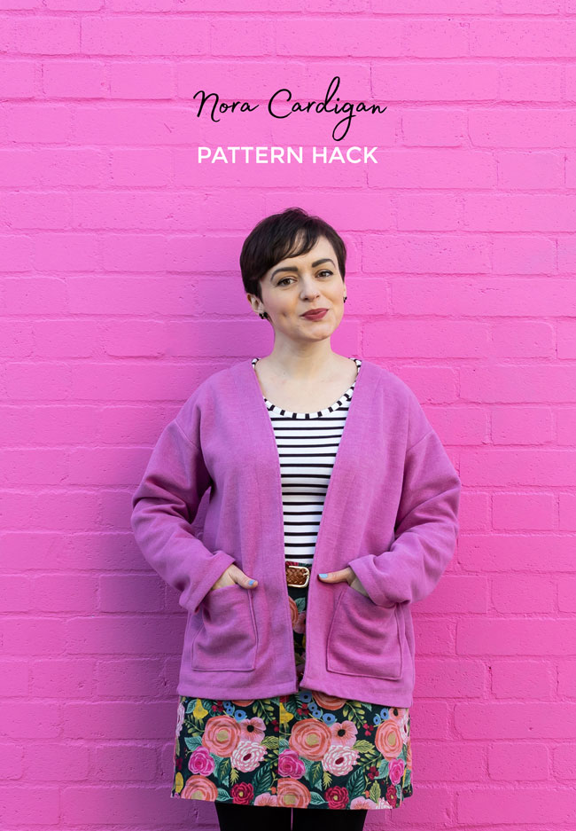 Nora Cardigan Pattern Hack - Tilly and the Buttons