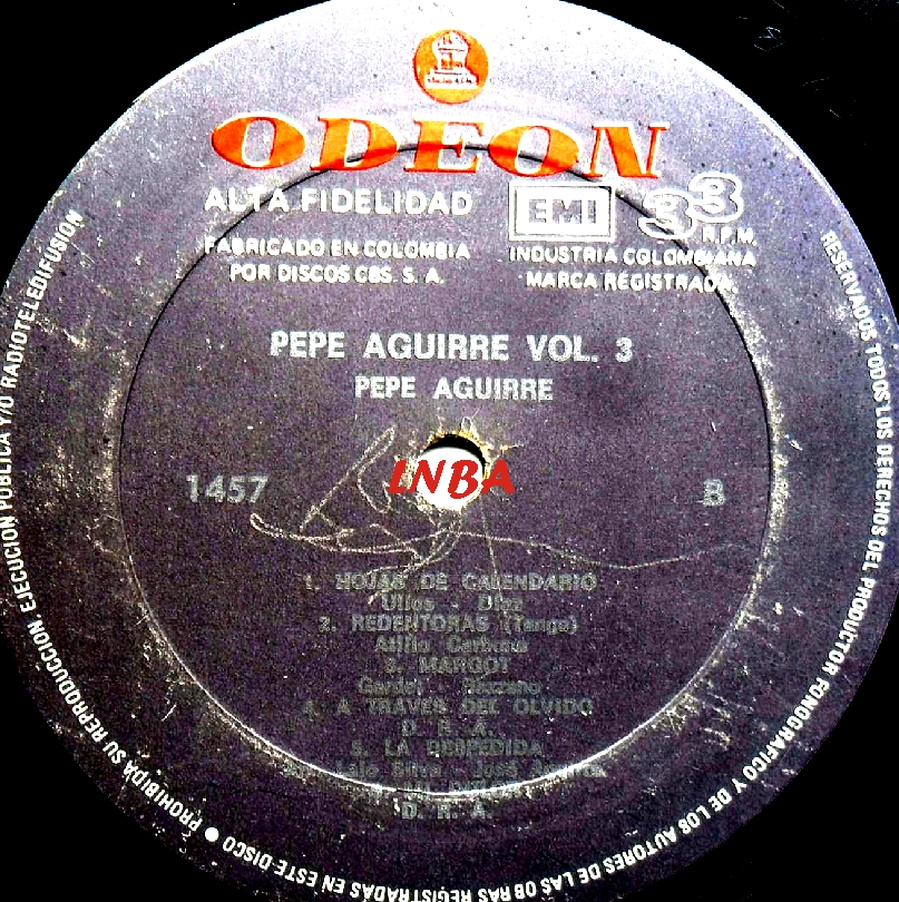 La nova Botica del Aleman. Tango Pepe Aguirre Volumen 3