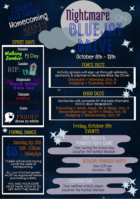 Liberty High School Class Of 2021 October 3 Homecoming Door