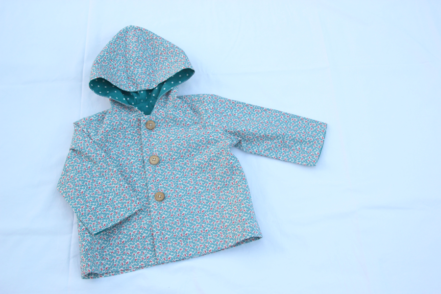 DIY Costura: Cómo hacer abrigo estampado para bebé (patrón gratis)