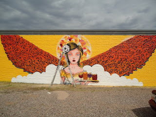 .: Angel's Trumpet Ale House Mural w Lalo