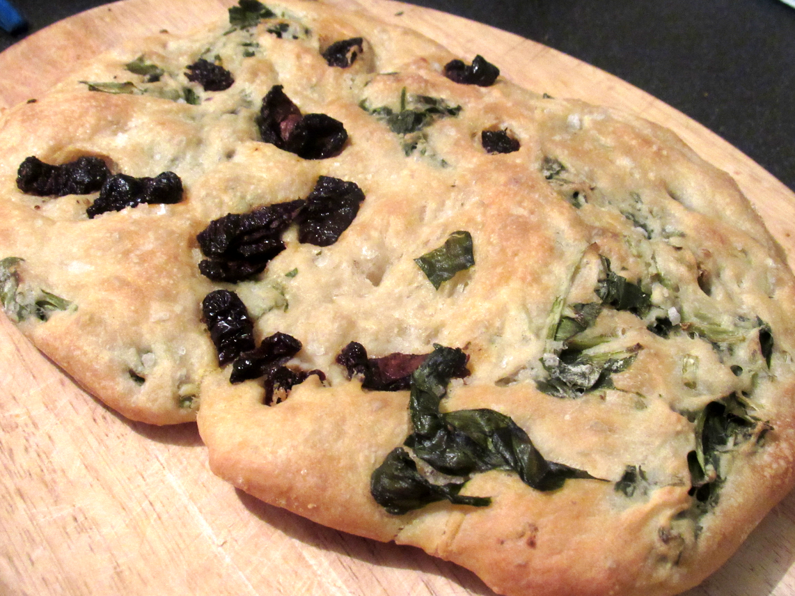 Wild Garlic and Sundried Tomato Focaccia Crunchies