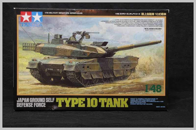 JGSDF Type 10 Tank de Tamiya 1/48. Montage pas à pas du JGSDF Type 10 Tank de Tamiya au 1/48.