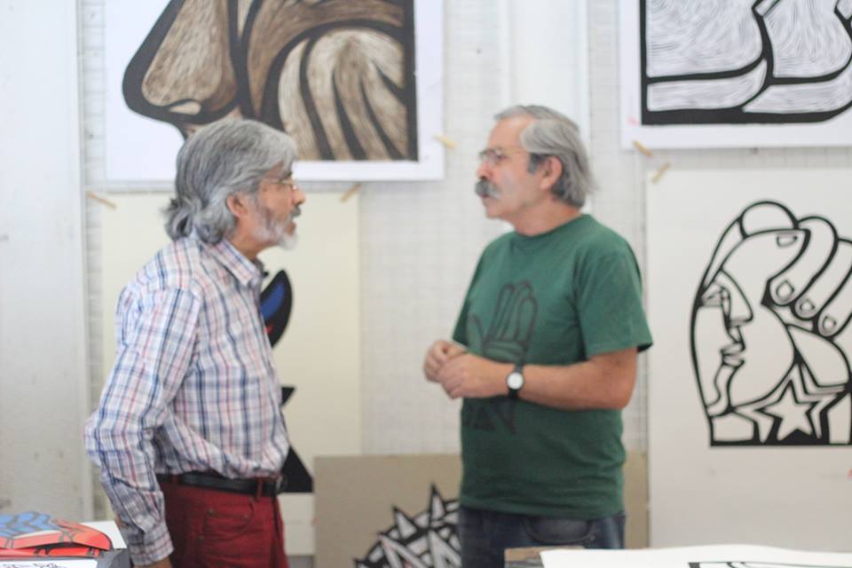 Con Alejandro González ( mono)