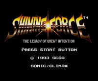 Shining Force - The Legacy Of Great Intention - Título RPG