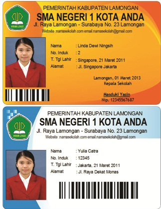 Ukuran Kartu Pelajar | Software Kartu Pelajar | Program Kartu Siswa