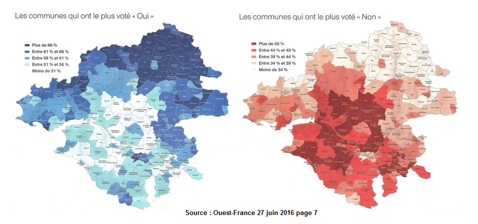 Résultat de recherche d'images pour "ouest-france notre dame des landes referendum"