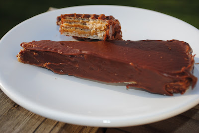 nutty bars and sugar wafers